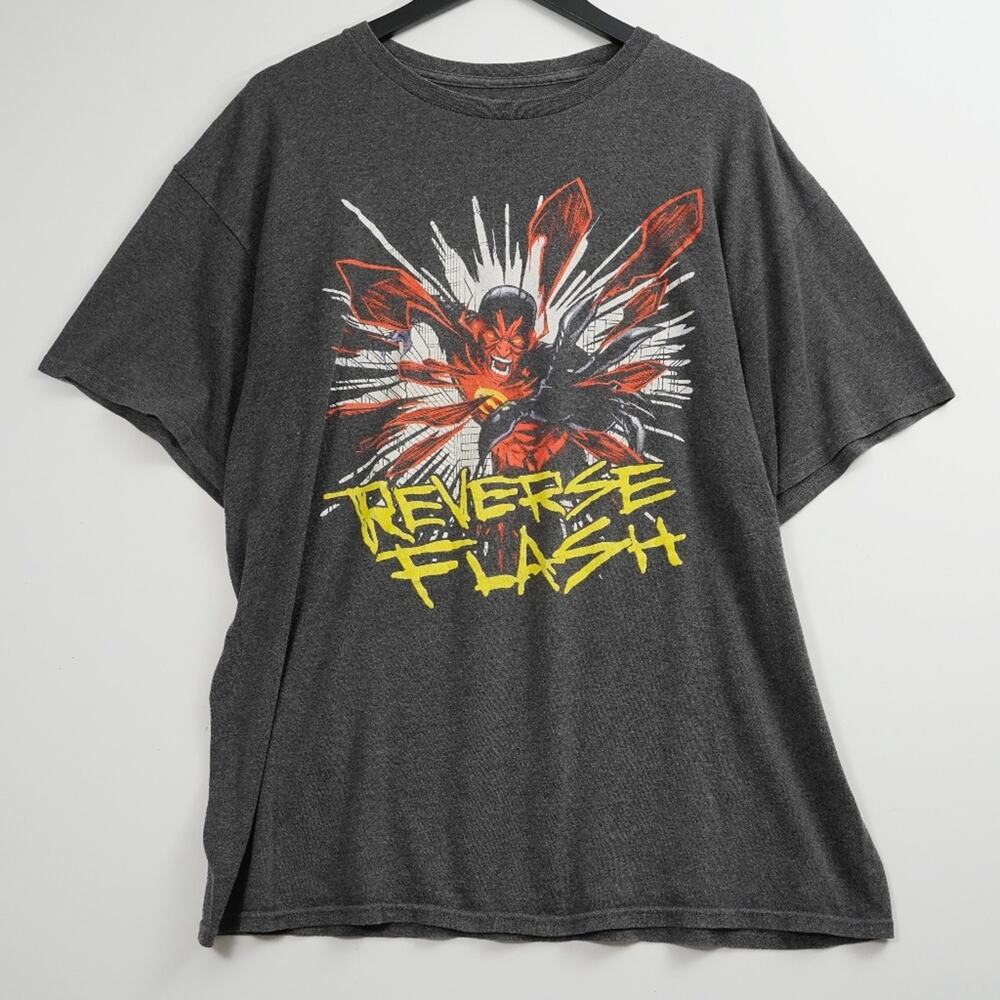 DC Comics Reverse Flash T-Shirt Gray XL